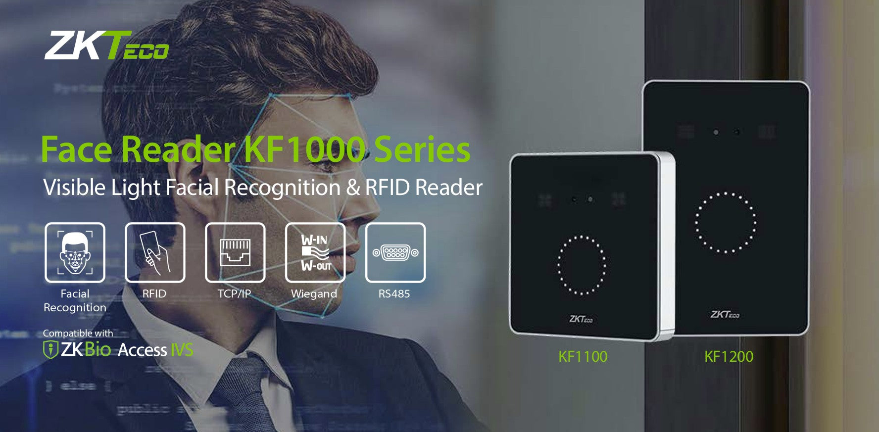 ZKTECO FACE RECOGNITION AND CARD READER